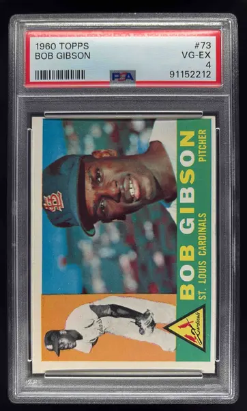 1960 Topps #73 Bob Gibson PSA 4