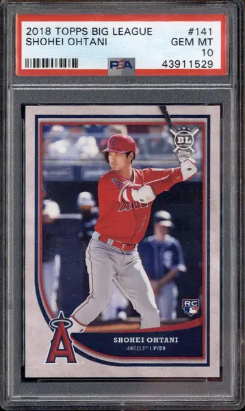 2018 Topps Big League #141 Shohei Ohtani RC PSA 10