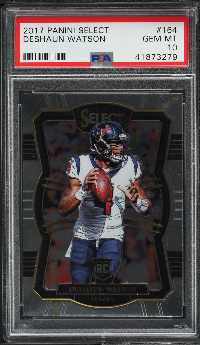 2017 Select Premier Level Deshaun Watson ROOKIE #164 PSA 10 GEM MINT