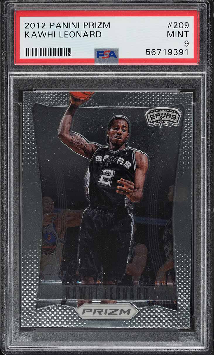 2012 Panini Prizm Kawhi Leonard ROOKIE #209 PSA 9 MINT