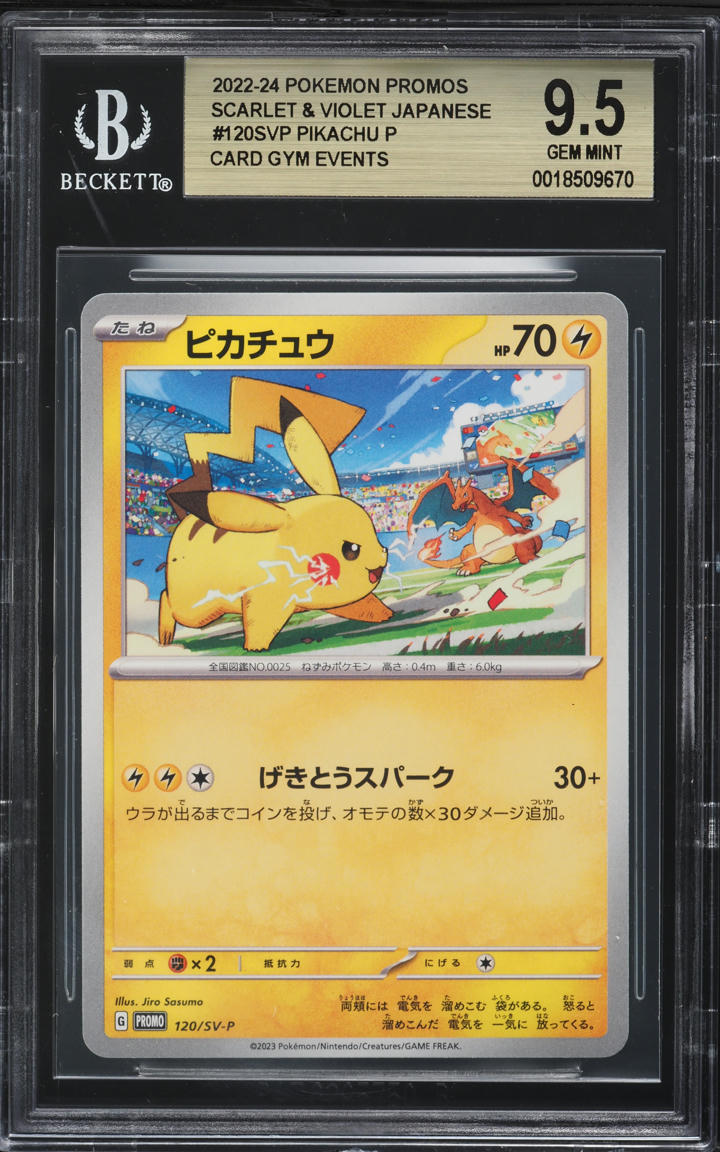 2023 ピカチュウ PSA10 GYMイベントカード PSA10連番 ピカチュウ ジムイベントプロモ 2023&2024 - メルカリ