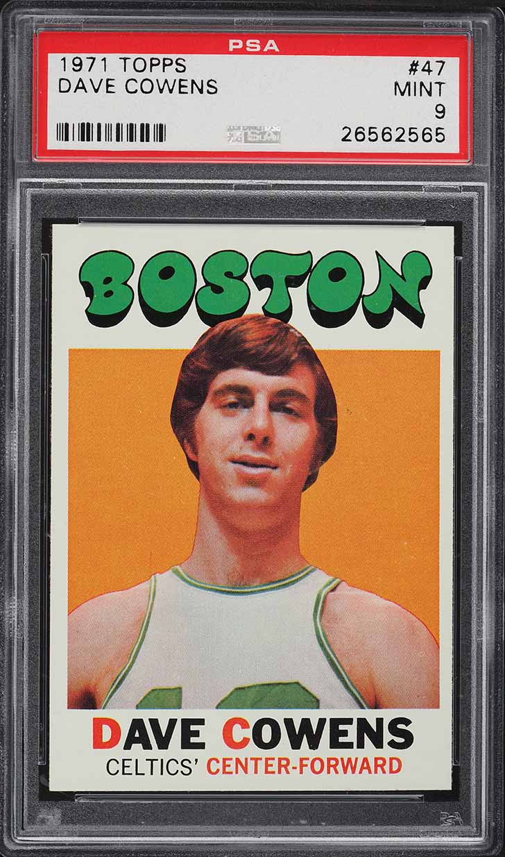 1971 Topps Basketball Dave Cowens ROOKIE #47 PSA 9 MINT