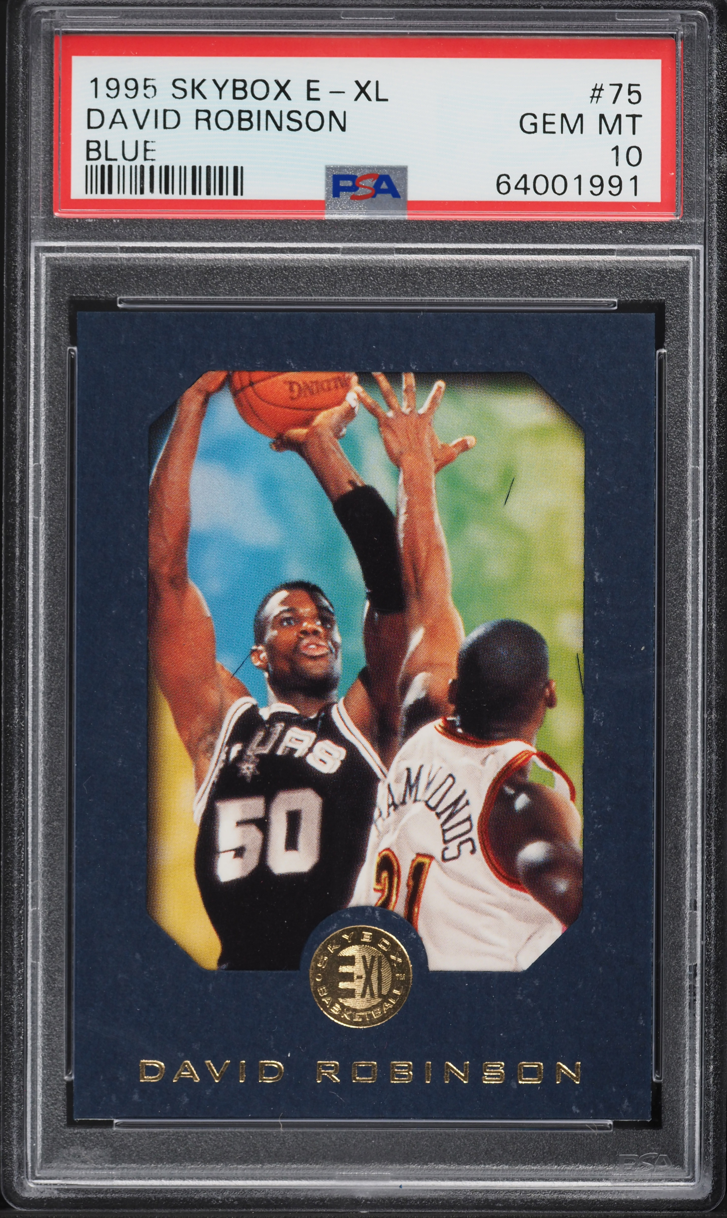 1995 Skybox E-XL Blue David Robinson #75 PSA 10 GEM MINT