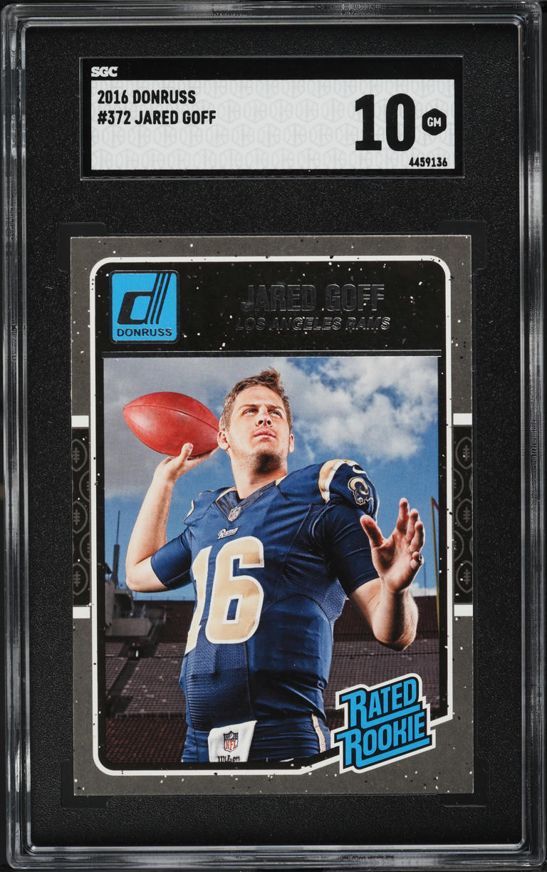 2016 Donruss Football Jared Goff ROOKIE #372 SGC 10 GEM MINT