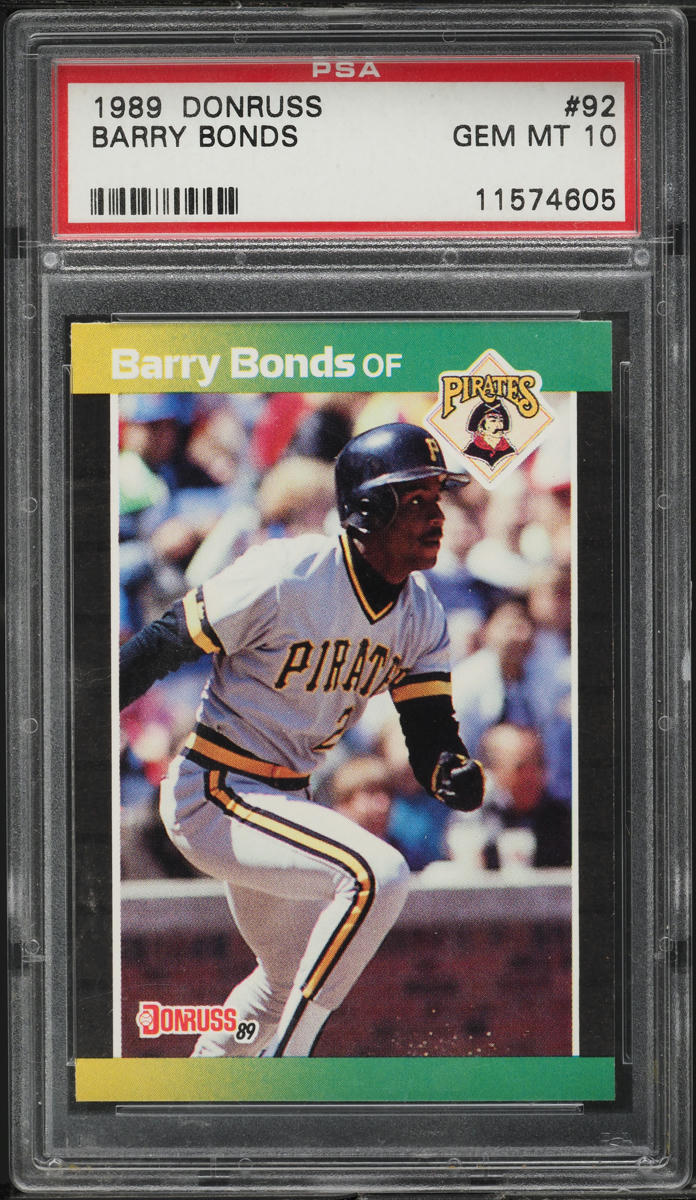 1989 Donruss Barry Bonds #92 PSA 10 GEM MINT