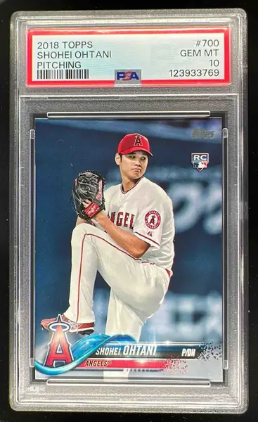 2018 Topps #700 Shohei Ohtani RC PSA 10