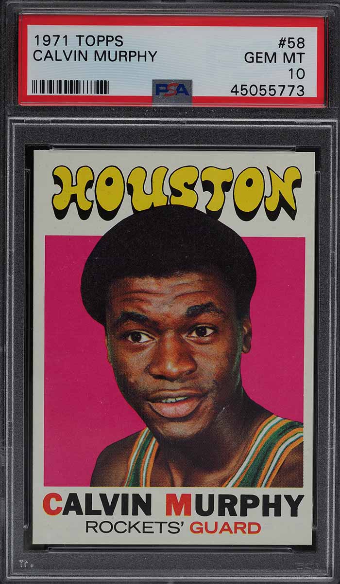 1971 Topps Basketball Calvin Murphy #58 PSA 10 GEM MINT
