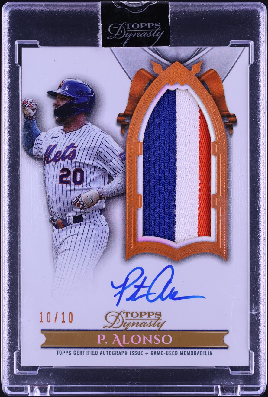 2024 Topps Dynasty Pete Alonso PATCH AUTO 10/10 #DAPB-PA1