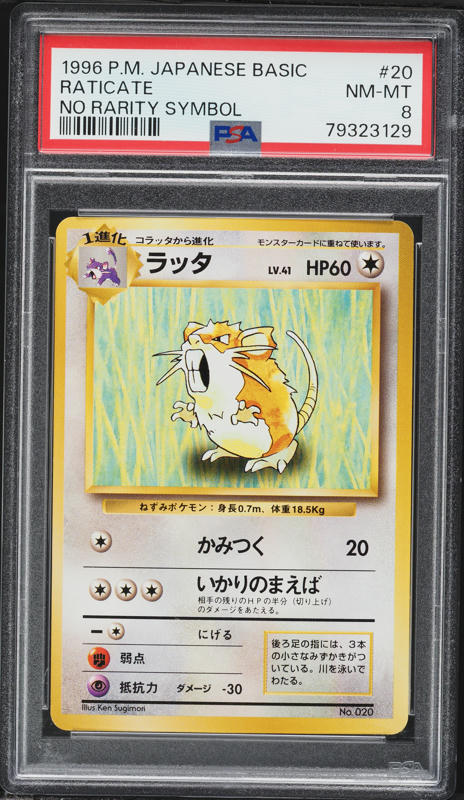 Raticate PSA 8