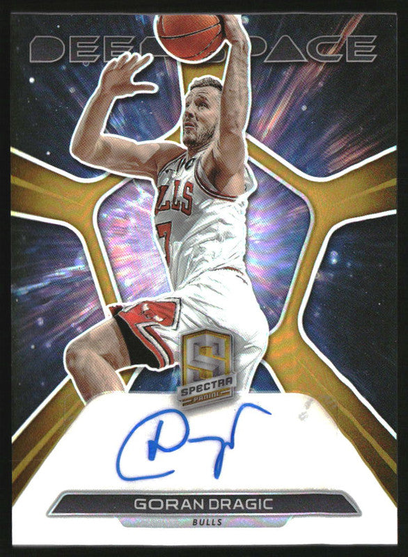 2022 Spectra Deep Space Signatures Gold #DS-CIB Goran Dragic Autograph Auto /10
