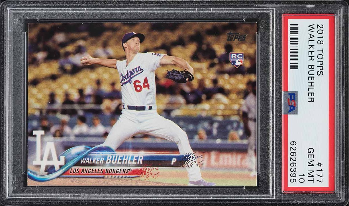 2018 Topps Walker Buehler ROOKIE #177 PSA 10 GEM MINT