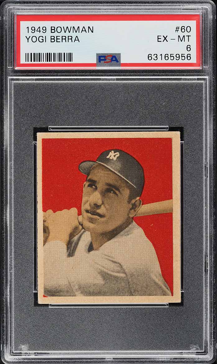 1949 Bowman Yogi Berra #60 PSA 6 EXMT