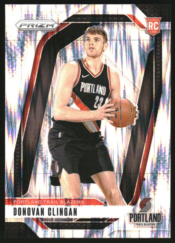 2024-25 Panini Prizm Skewed Prizm #221 Donovan Clingan RC /249