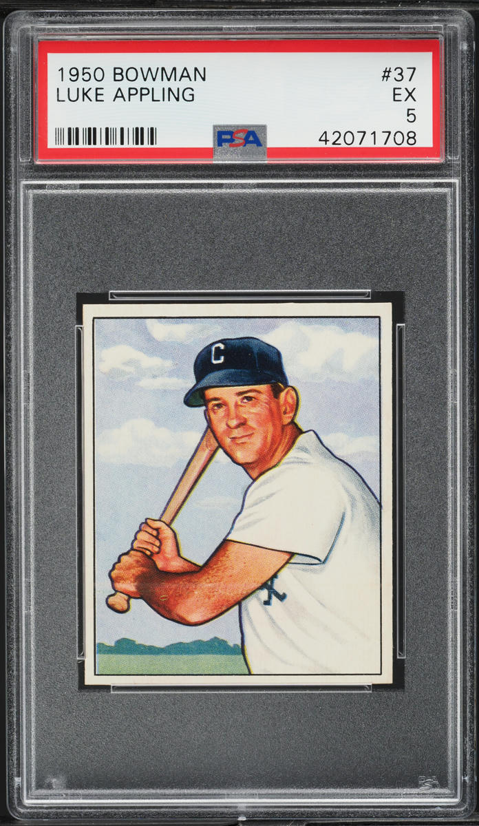 1950 Bowman Luke Appling #37 PSA 5 EX