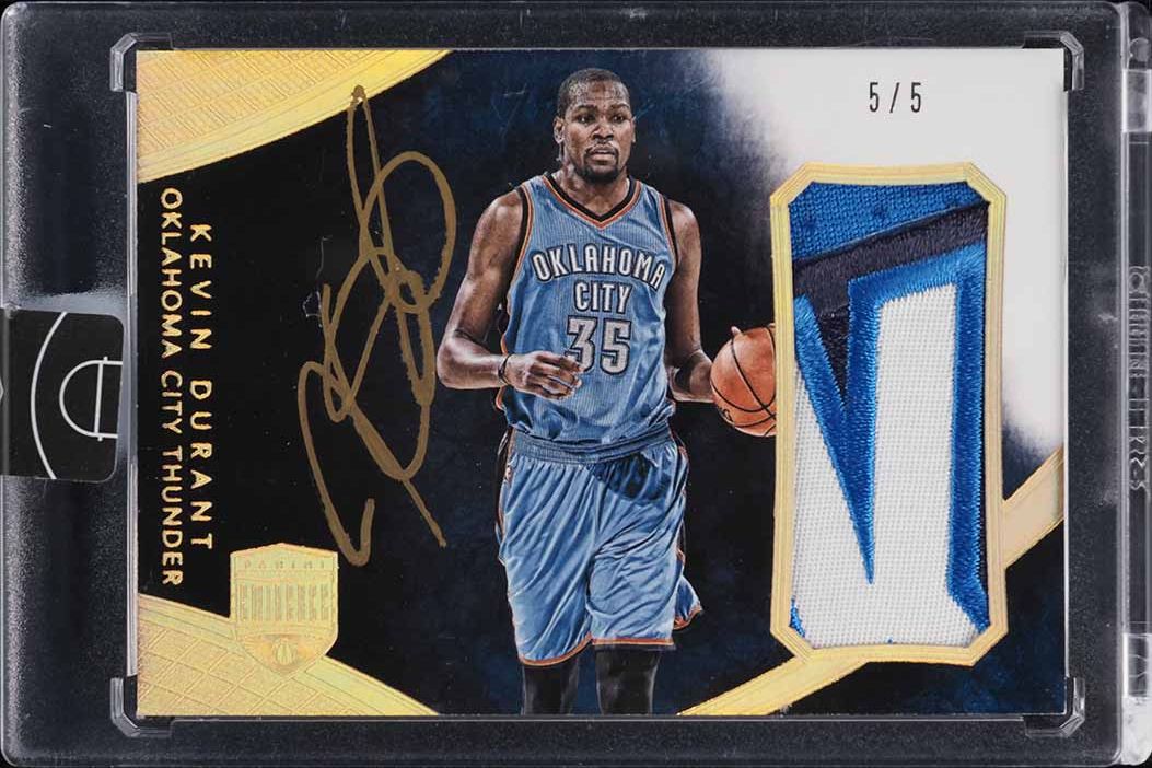 2014 Panini Eminence Gold Kevin Durant PATCH AUTO 5/5 #JPA-KD