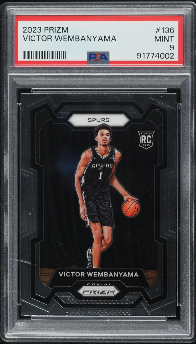 2023 Panini Prizm Victor Wembanyama ROOKIE #136 PSA 9 MINT