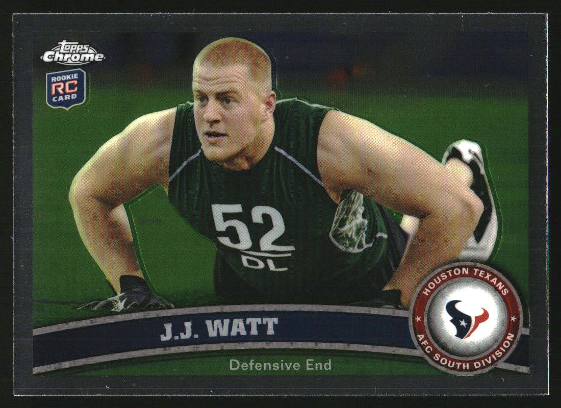 2011 Topps Chrome #104 J.J. Watt RC