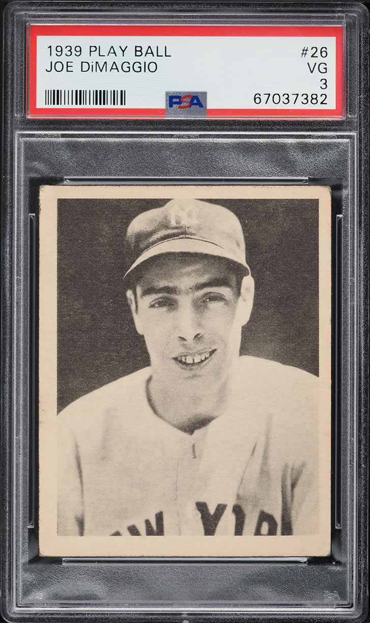 1939 Play Ball Joe DiMaggio #26 PSA 3 VG