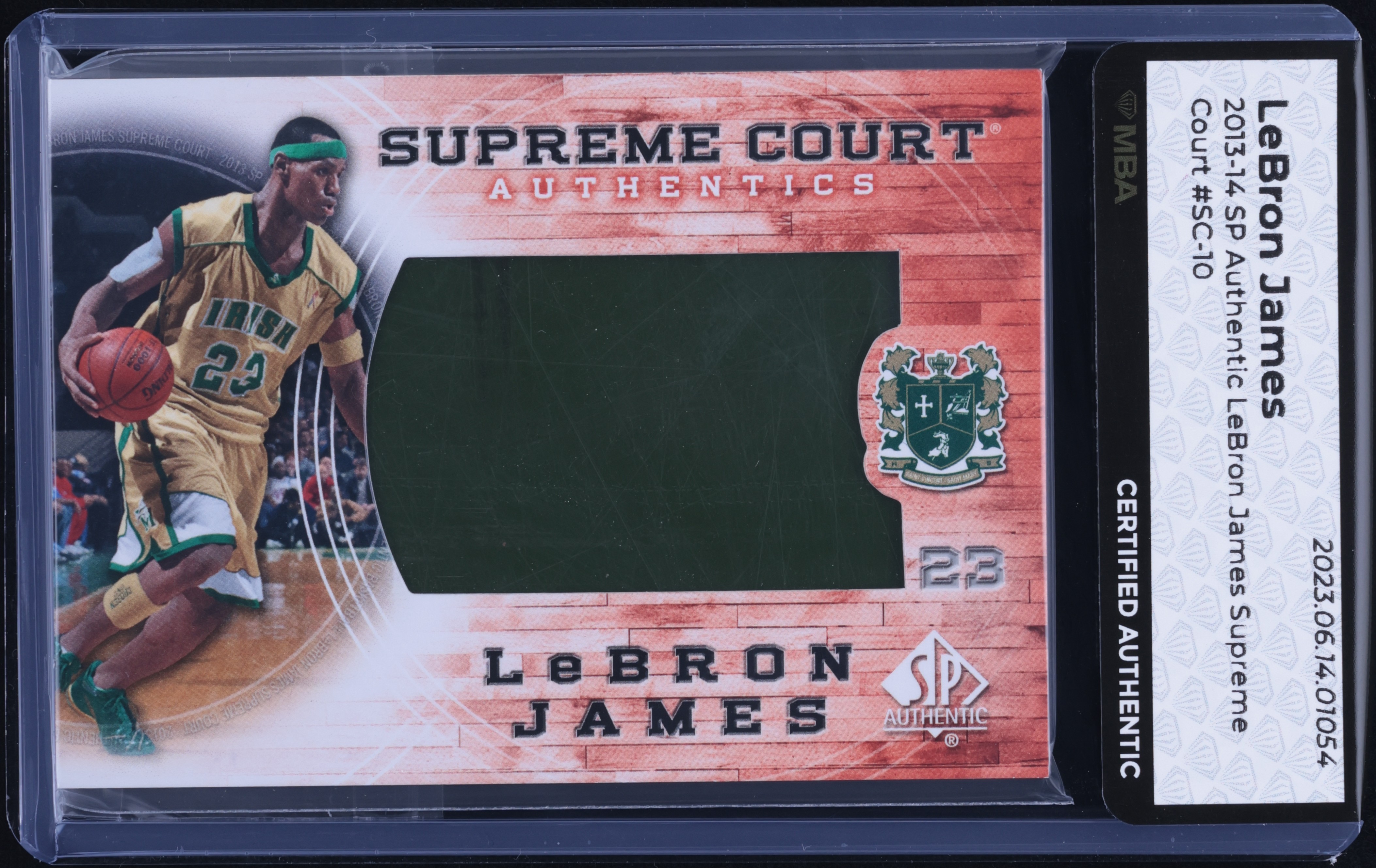 LeBron James 2013 SP Authentic #SC-7 LeBron James Supreme Court