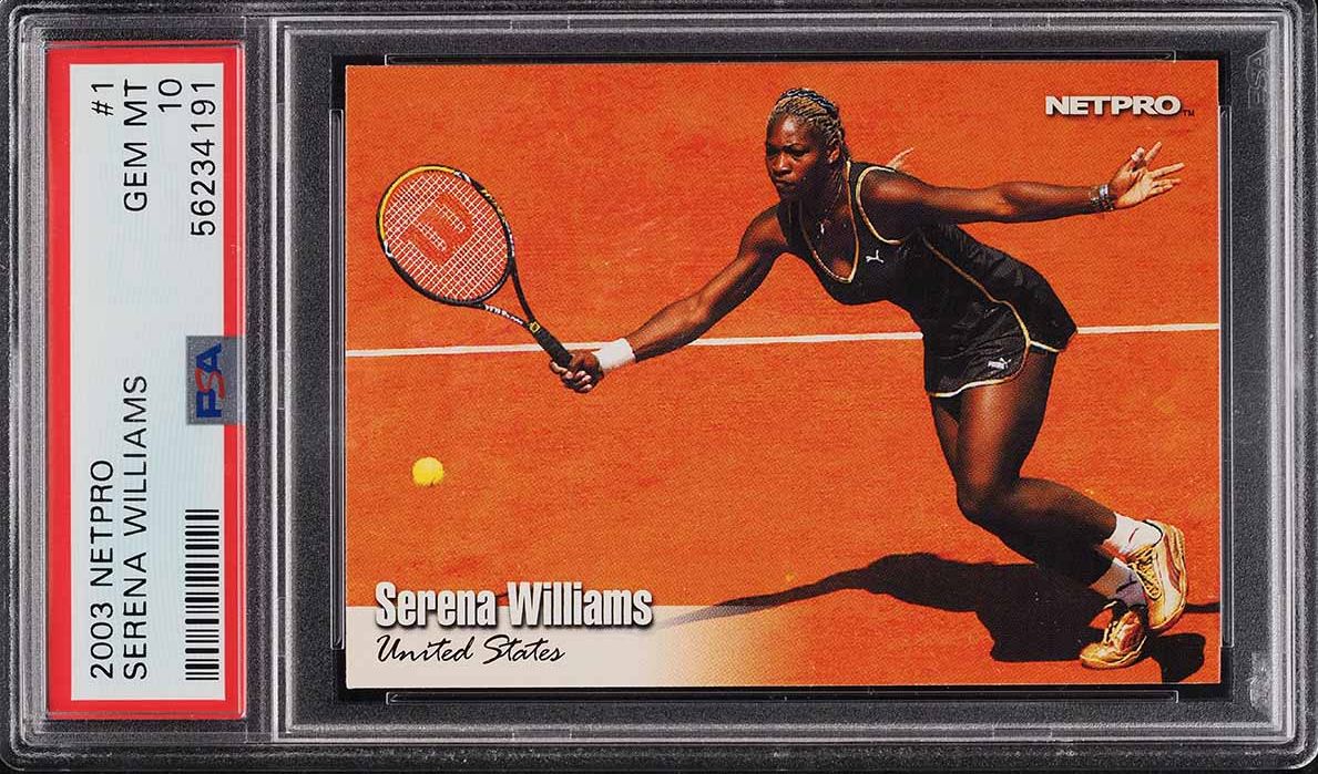 2003 Netpro Tennis Serena Williams ROOKIE #1 PSA 10 GEM MINT