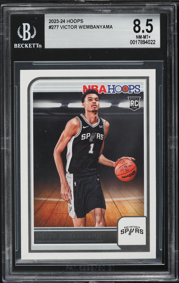 2023 Hoops Victor Wembanyama ROOKIE #277 BGS 8.5 NM-MT+