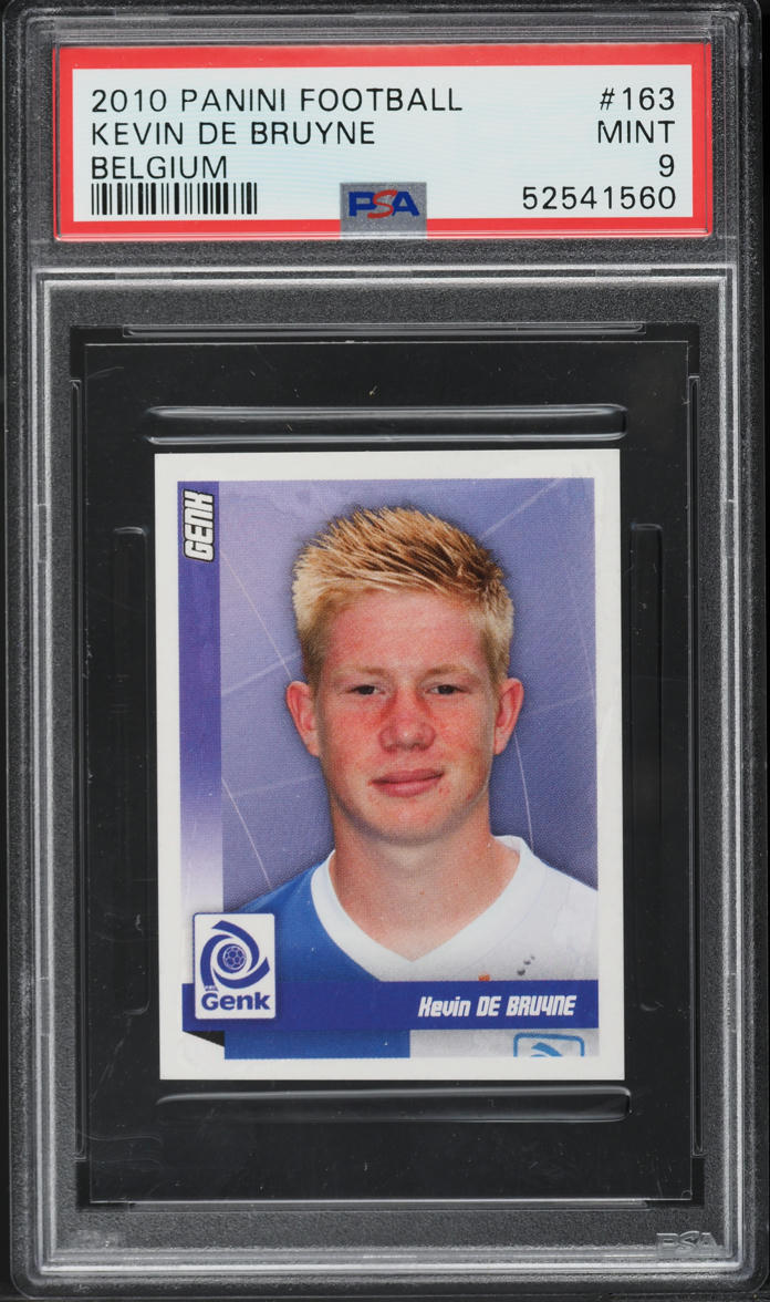 2010 Panini Football Belgium Kevin De Bruyne ROOKIE #163 PSA 9 MINT