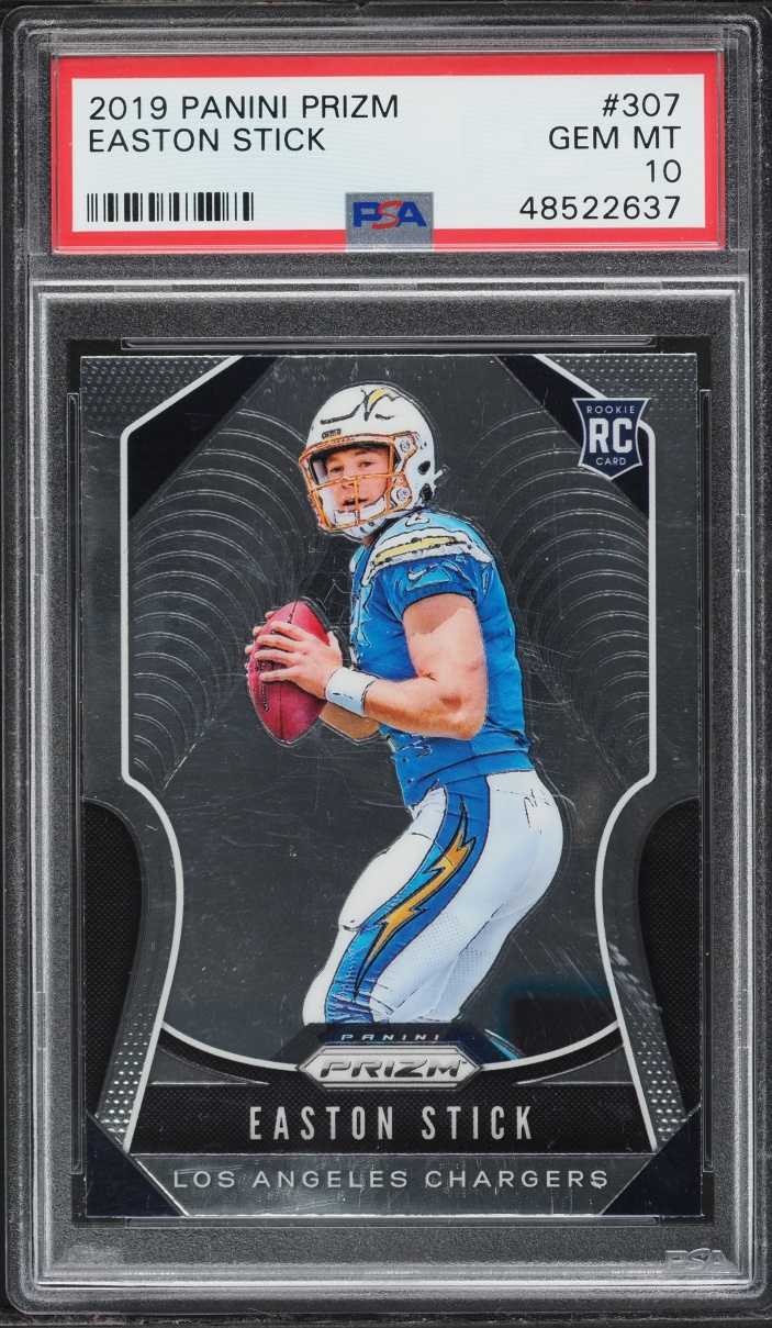 2019 Panini Prizm Easton Stick ROOKIE #307 PSA 10 GEM MINT