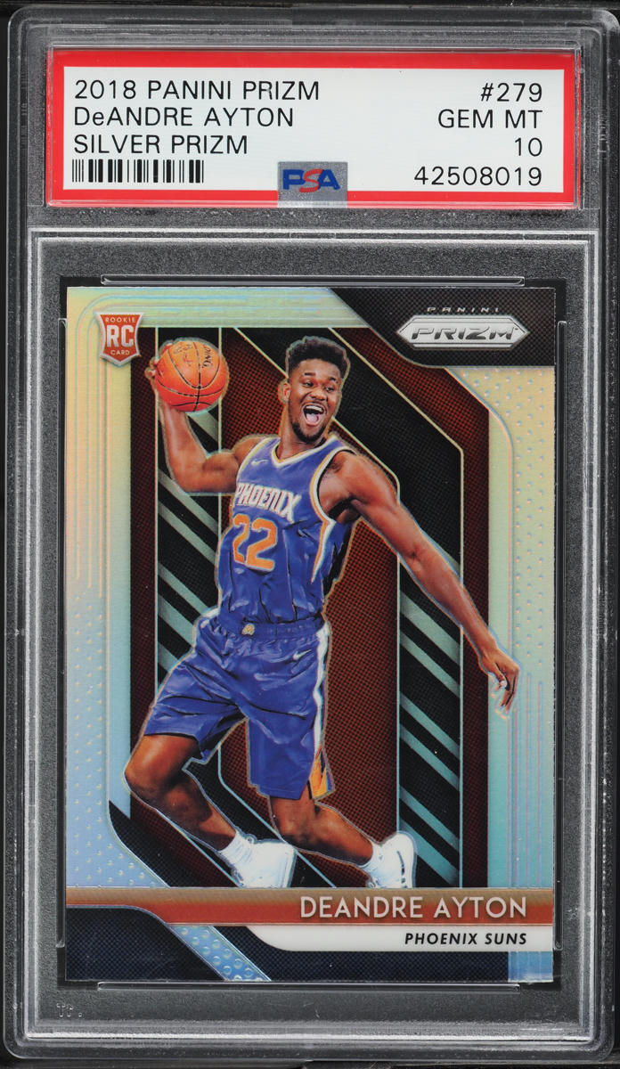 2018 Panini Prizm Silver DeAndre Ayton ROOKIE #279 PSA 10 GEM MINT