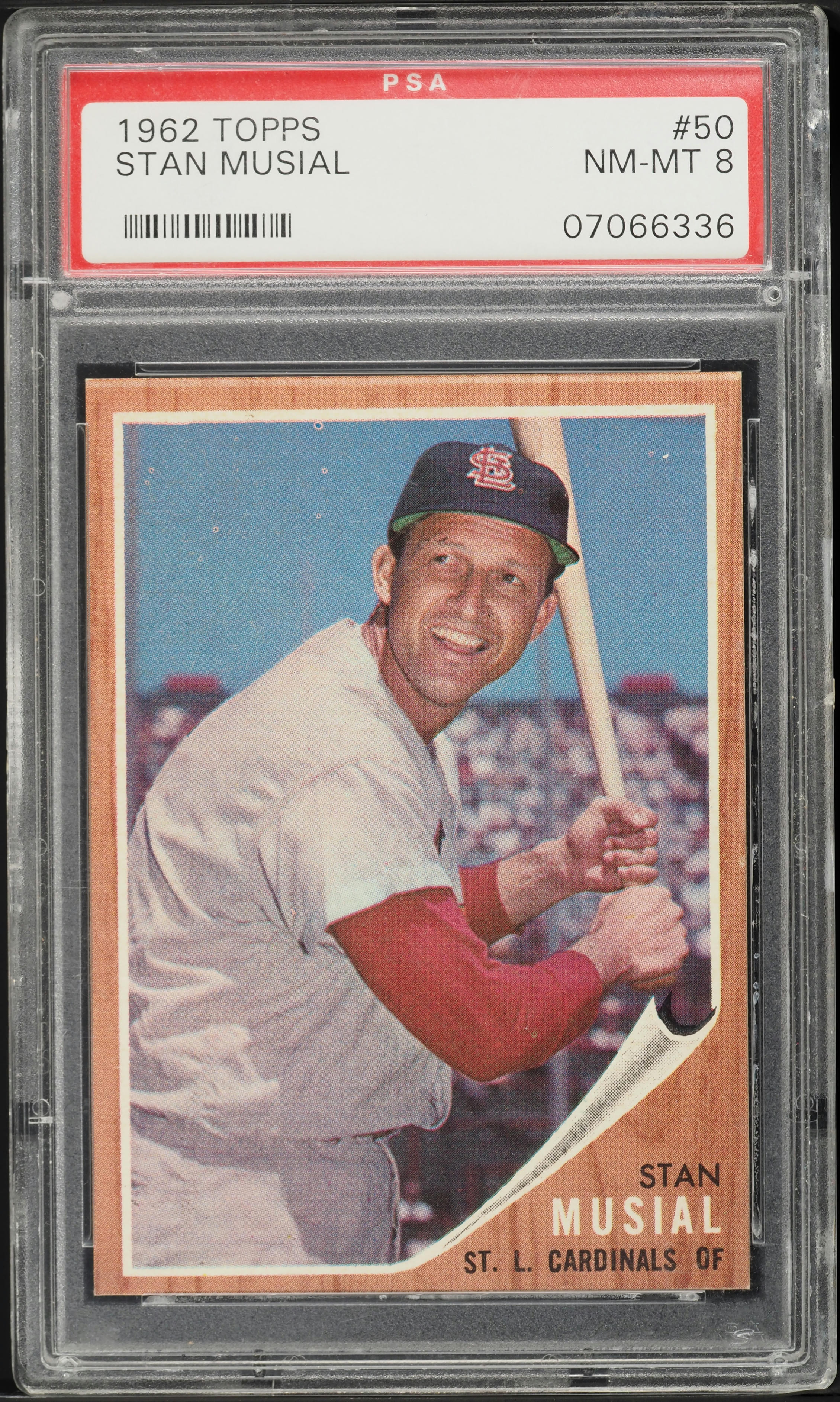 1962 Topps Stan Musial #50 PSA 8 NM-MT