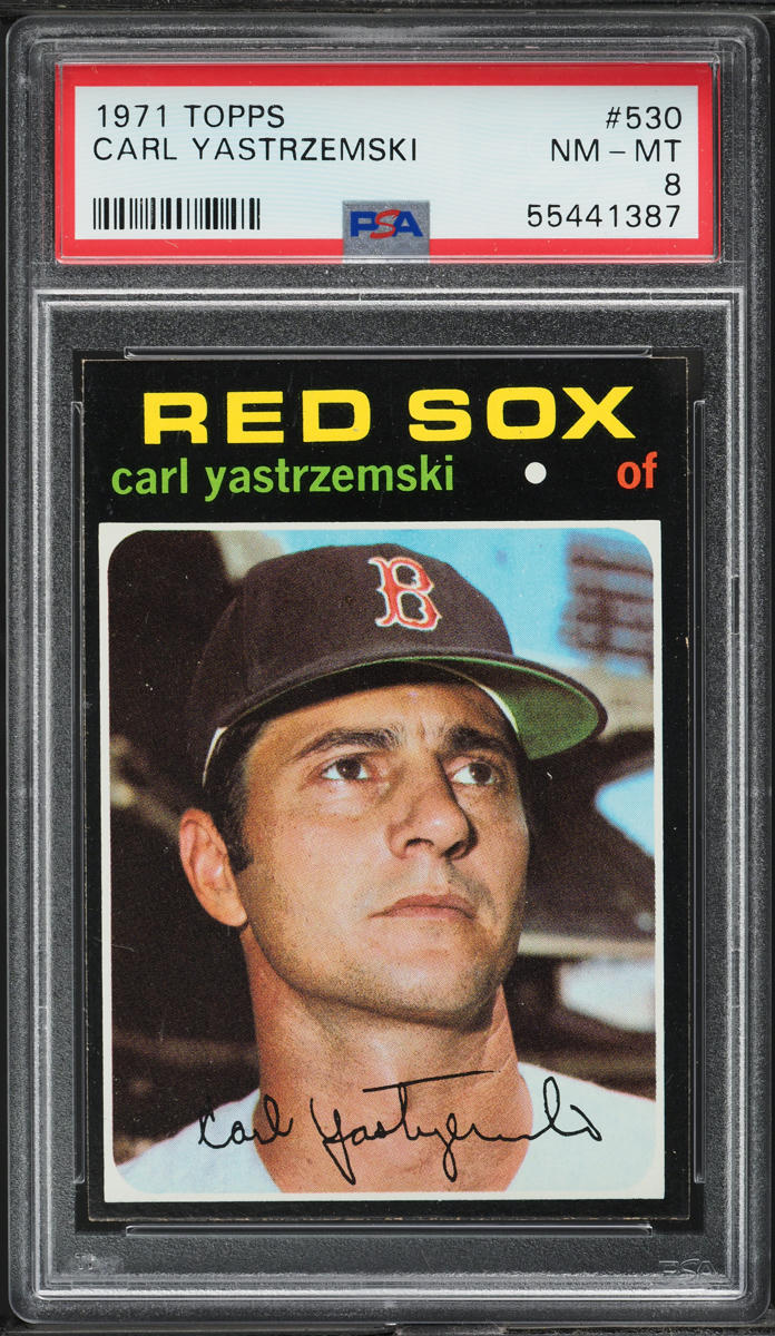 1971 Topps Carl Yastrzemski #530 PSA 8 NM-MT