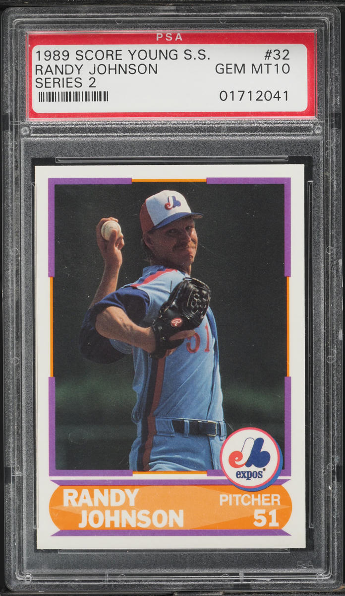 1989 Score Young Superstars Series 2 Randy Johnson ROOKIE #32 PSA 10 GEM MINT
