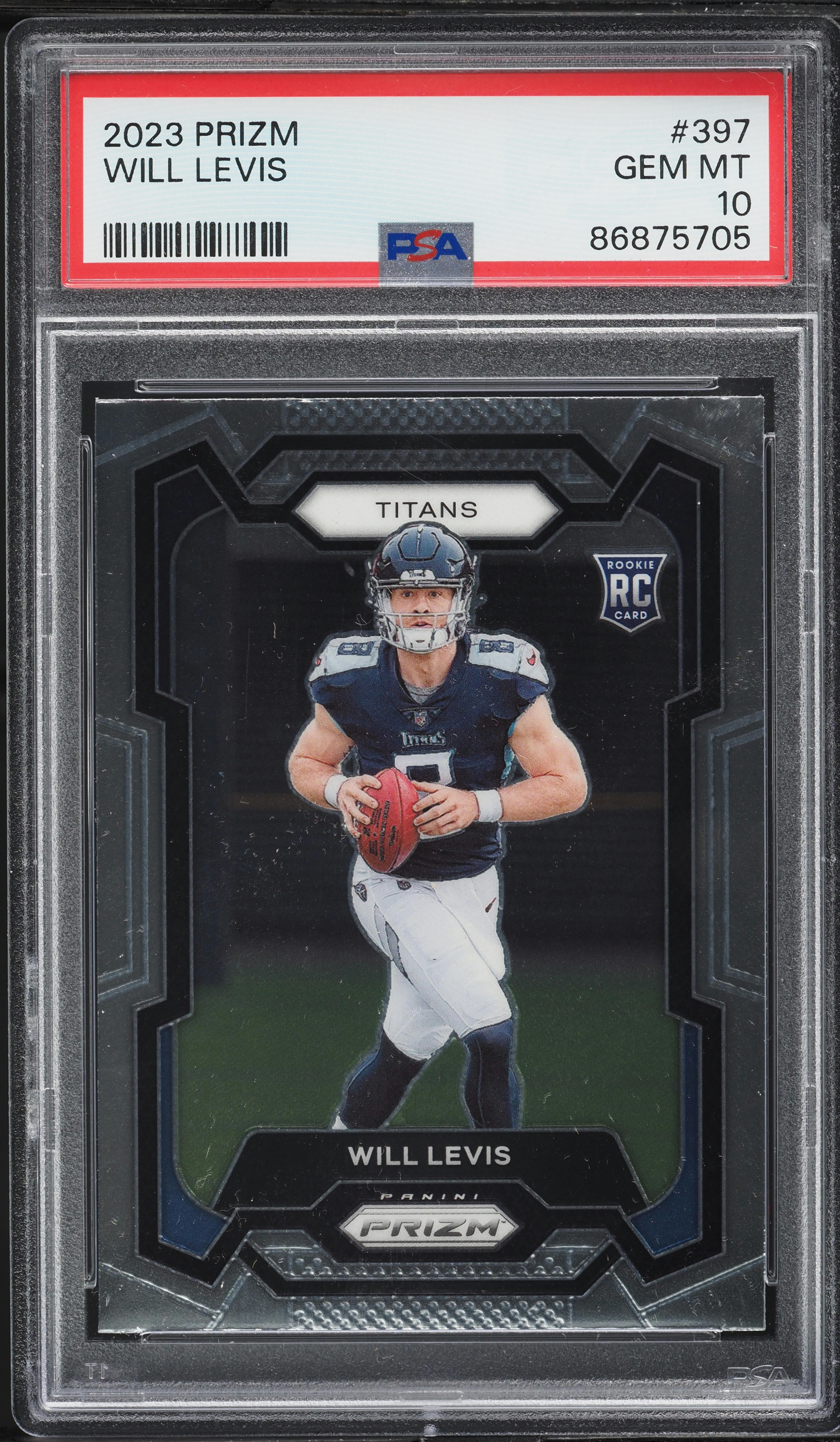 2023 Panini Prizm Will Levis ROOKIE #397 PSA 10 GEM MINT
