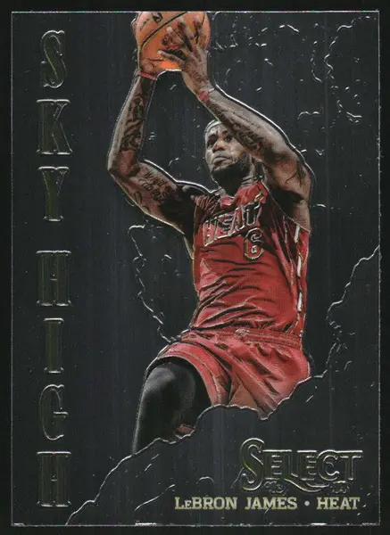 2013-14 Panini Select Sky High #8 LeBron James