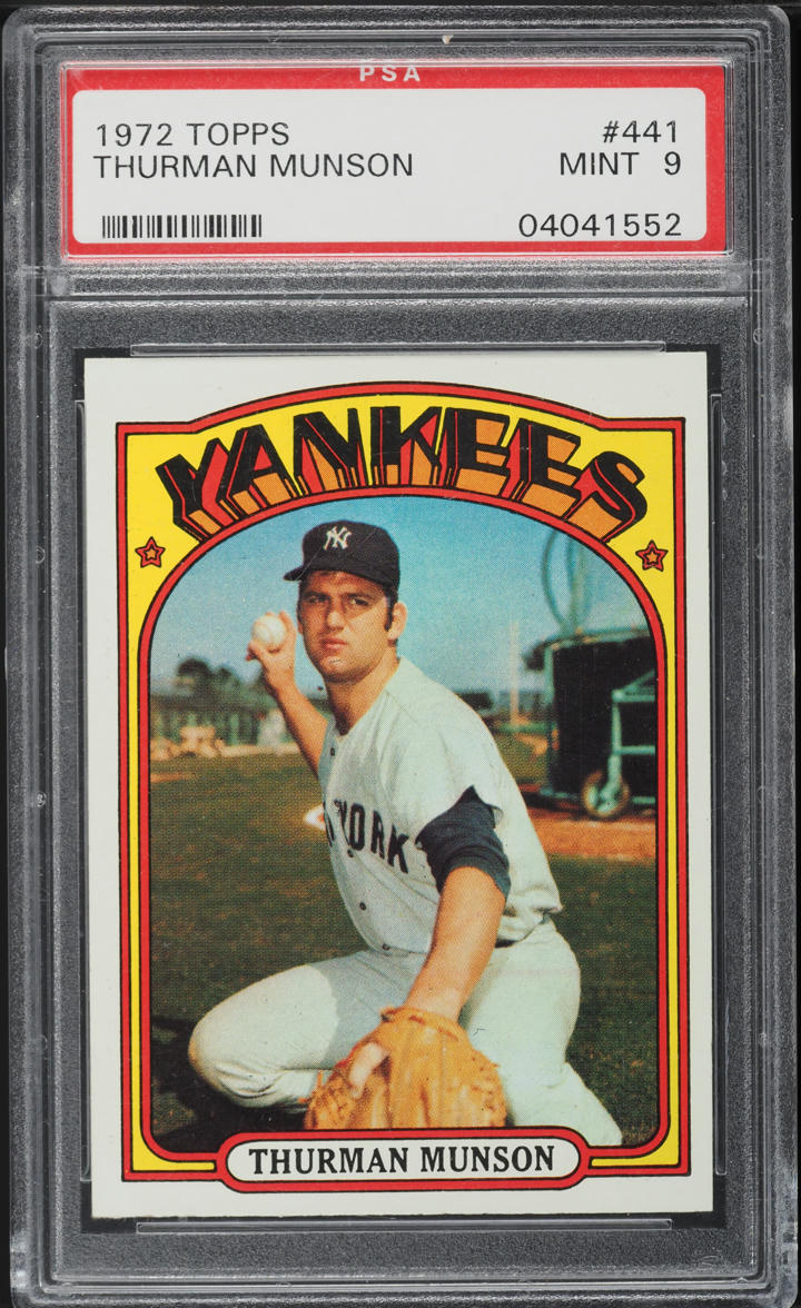 1972 Topps Thurman Munson #441 PSA 9 MINT