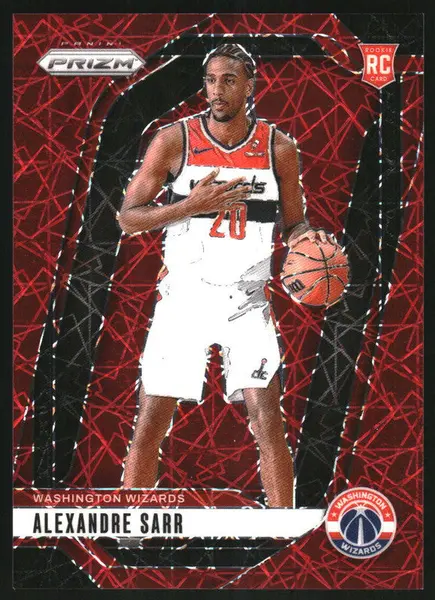 2024-25 Panini Prizm Red Lazer Prizm #264 Alexandre Sarr /35