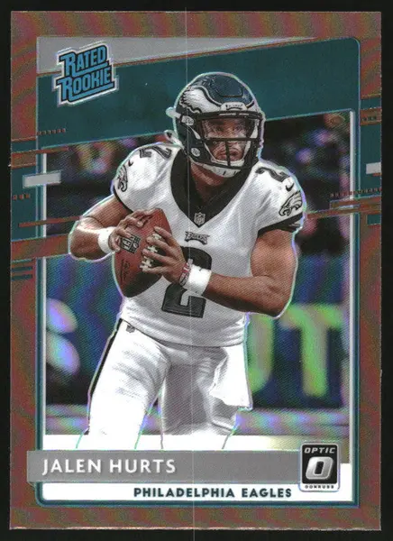 2020 Panini Donruss Optic Bronze Prizm #164 Jalen Hurts RC