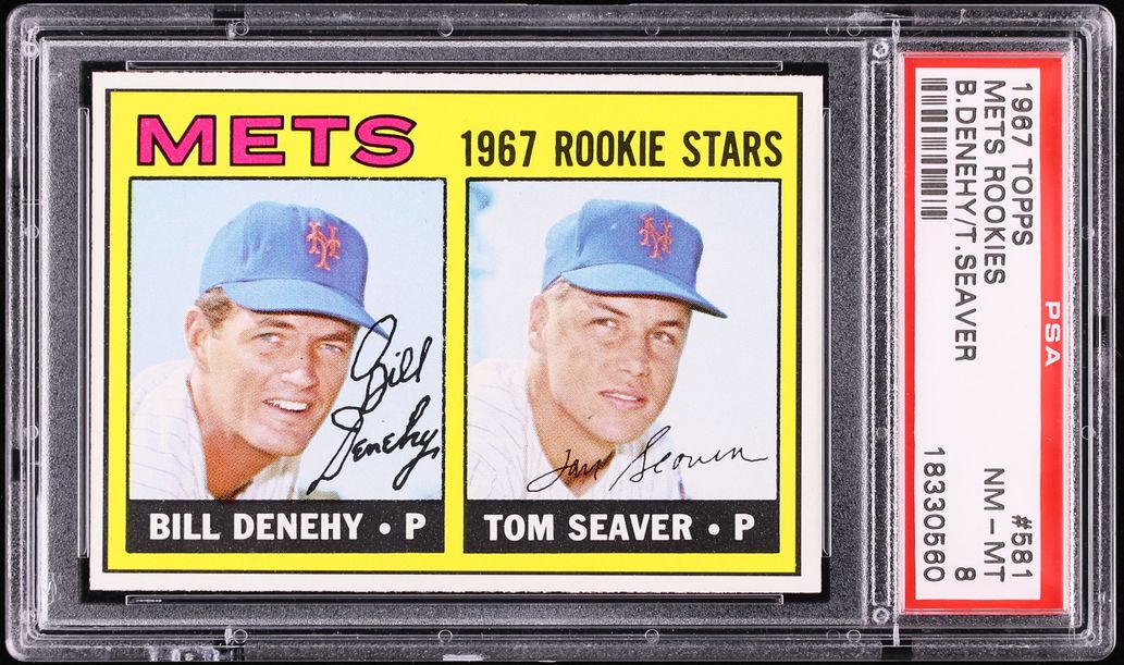 1967 Topps Tom Seaver ROOKIE #581 PSA 8 NM-MT