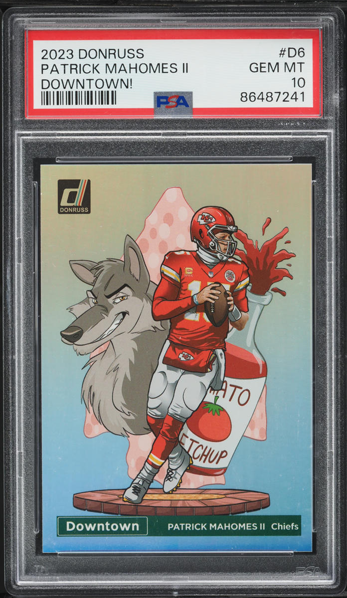 2023 Donruss Downtown! Patrick Mahomes II #D-6 PSA 10 GEM MINT