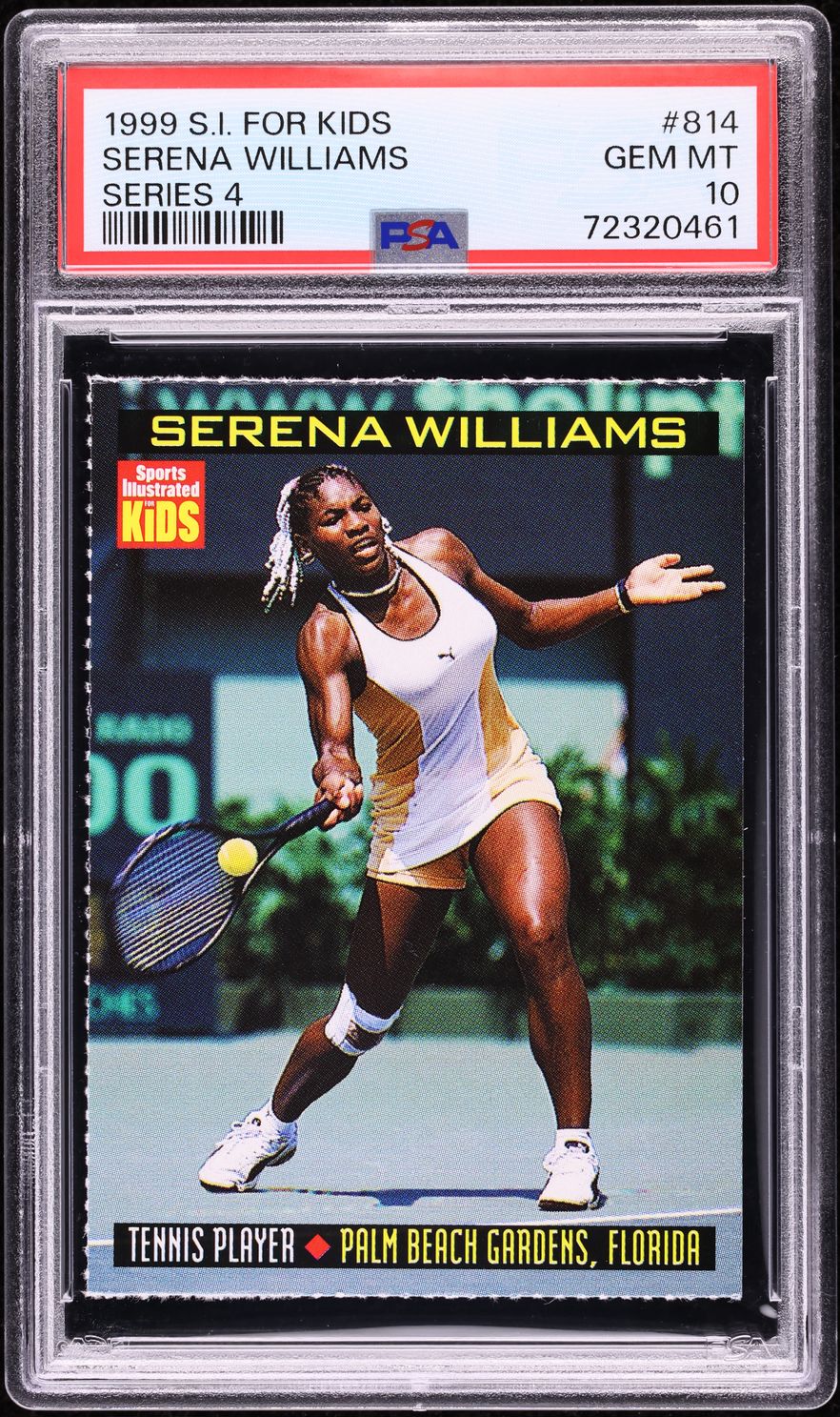 1999 Sports Illustrated For Kids Series 4 Serena Williams ROOKIE #814 PSA 10 GEM