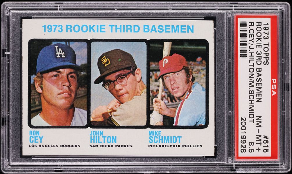 1973 Topps Mike Schmidt ROOKIE #615 PSA 8.5 NM-MT+