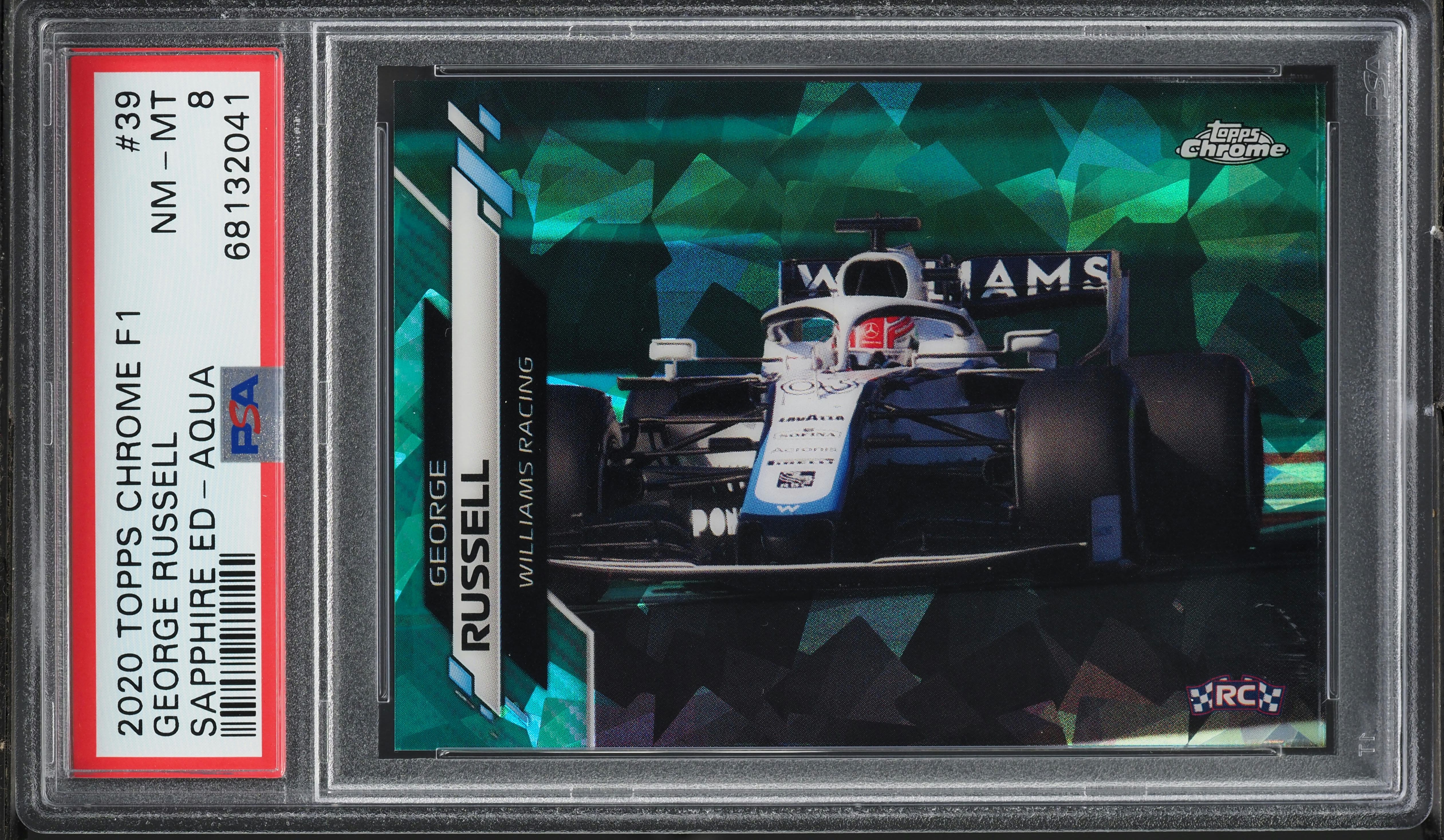 George Russell 2020 Topps Chrome Formula 1 Sapphire Edition #39 F1 Cars ...