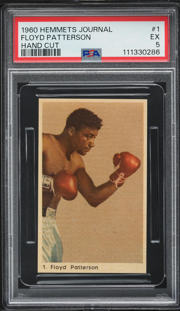 1960 Hemmets Journal Floyd Patterson #1 PSA 5 EX