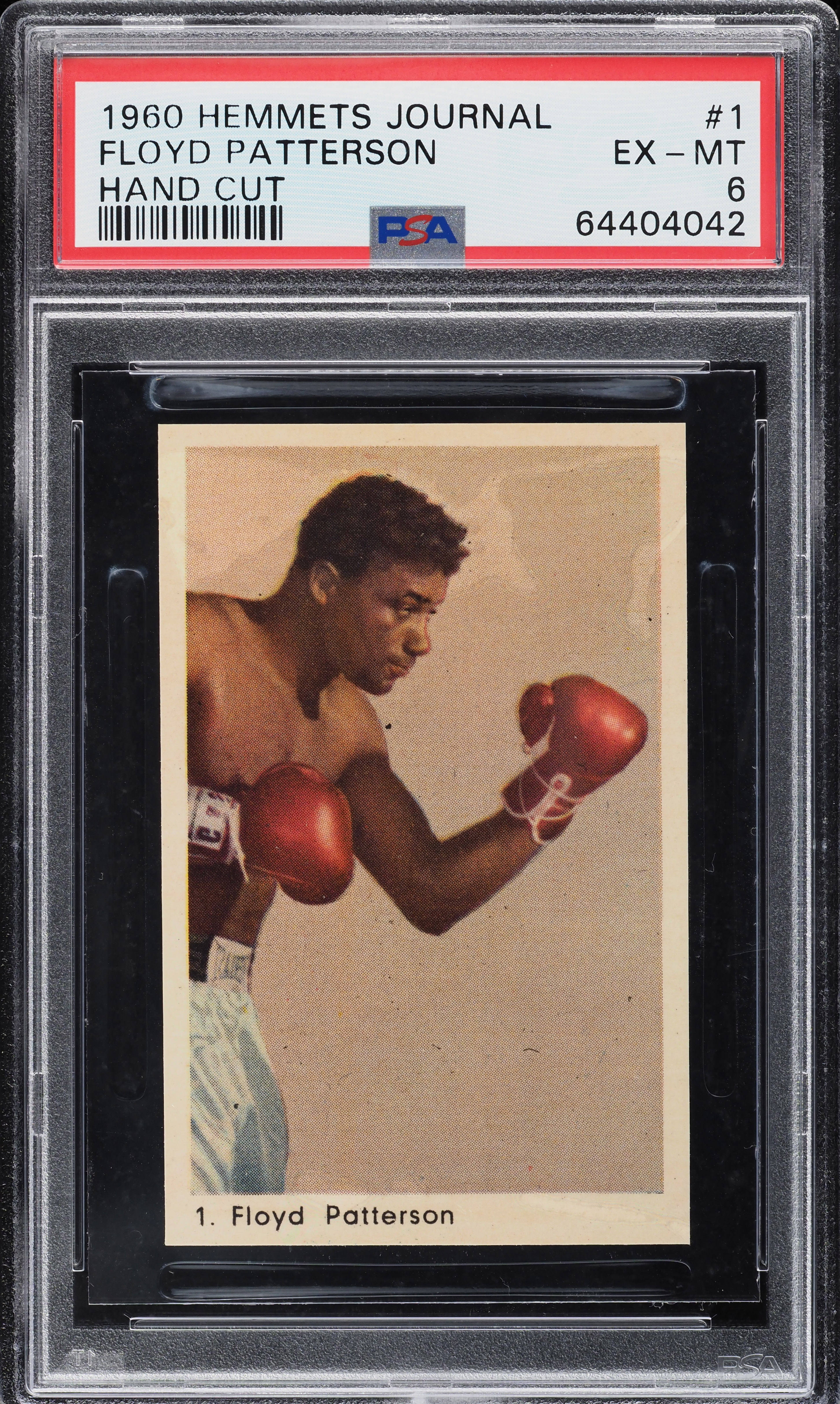 1960 Hemmets Journal Boxing Floyd Patterson #1 PSA 6 EXMT