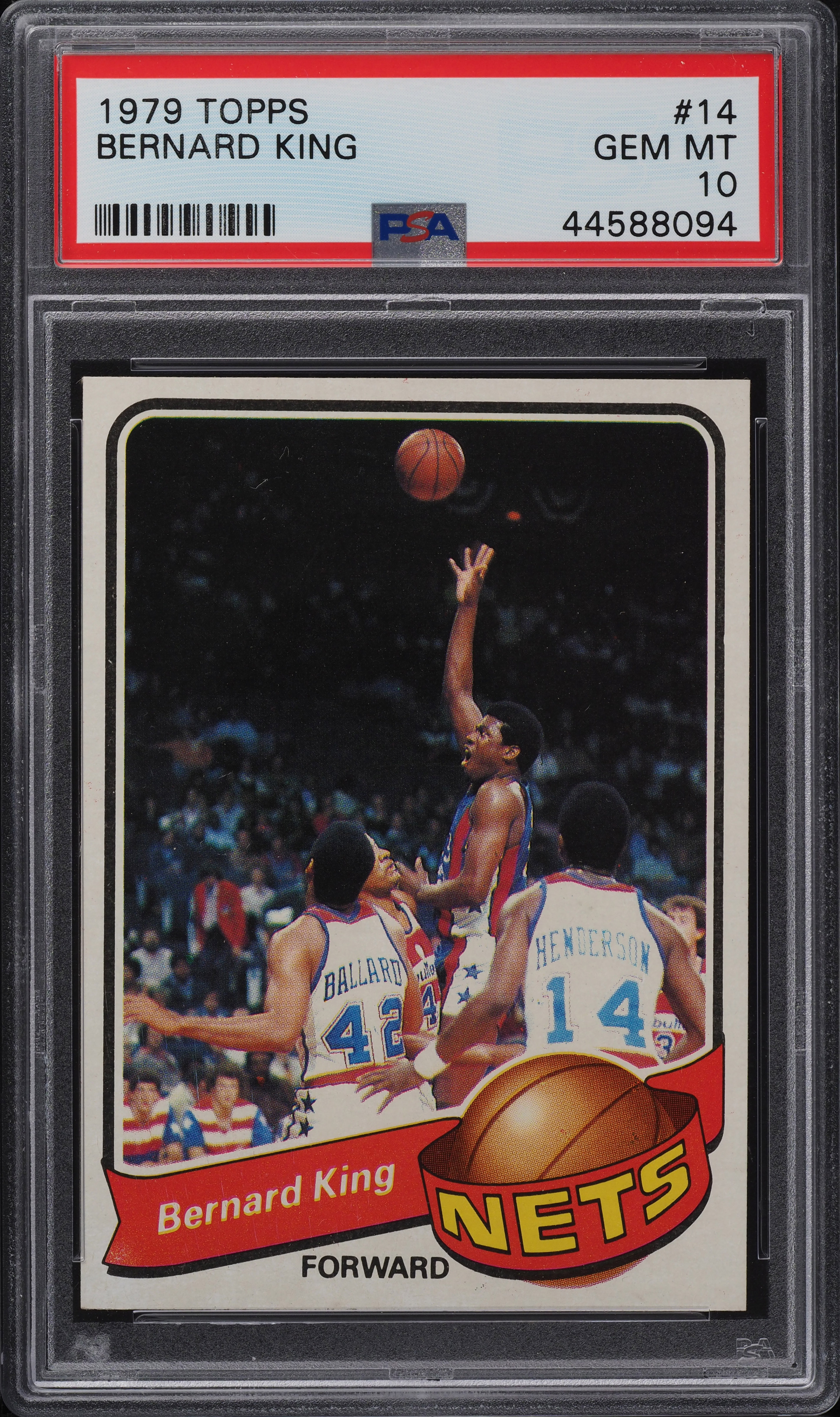 1979 Topps Basketball Bernard King #14 PSA 10 GEM MINT