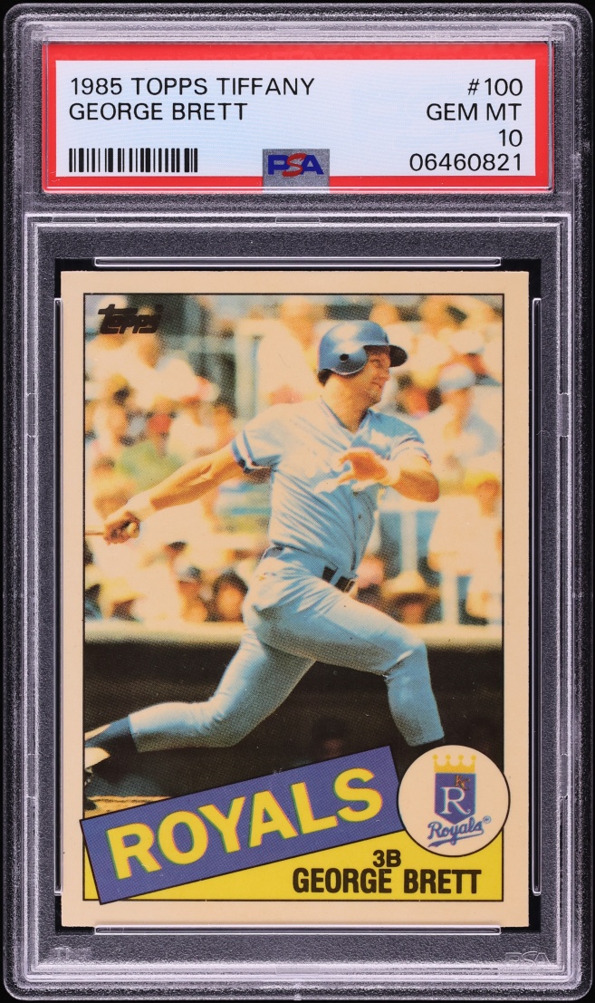 1985 Topps Tiffany George Brett #100 PSA 10 GEM MINT