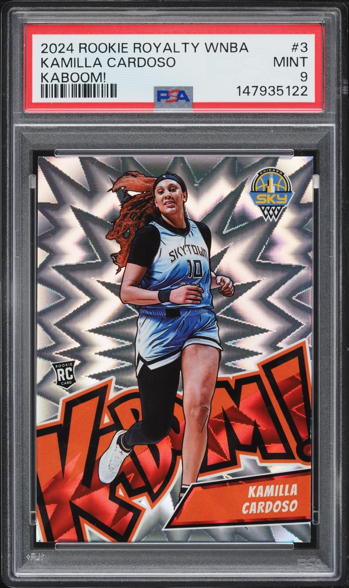Kamilla Cardoso #3 2024 Panini Rookie Royalty WNBA Kaboom!