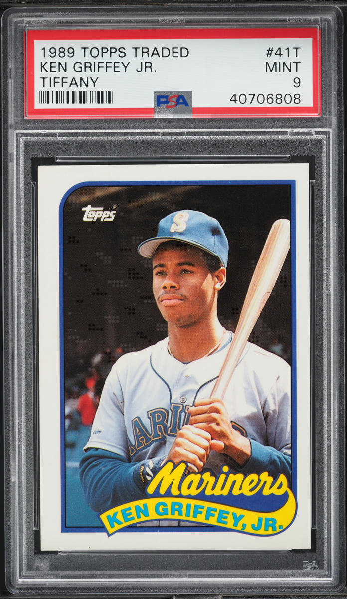 1989 Topps Traded Tiffany Ken Griffey Jr. #41T PSA 9 MINT