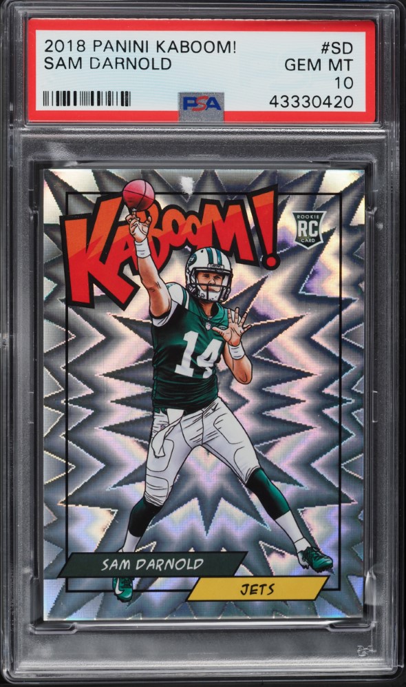 2018 Panini Kaboom! Sam Darnold ROOKIE #K-SD PSA 10 GEM MINT