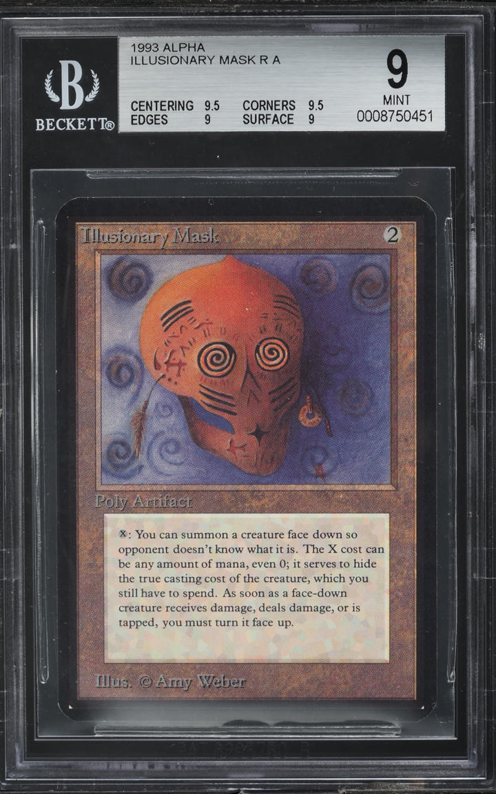 Illusionary Mask 1993 Alpha Edition Base Price Guide - Sports Card