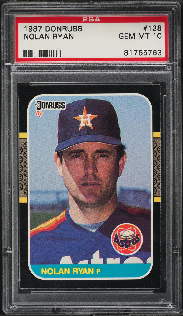 1987 Donruss Nolan Ryan #138 PSA 10 GEM MINT